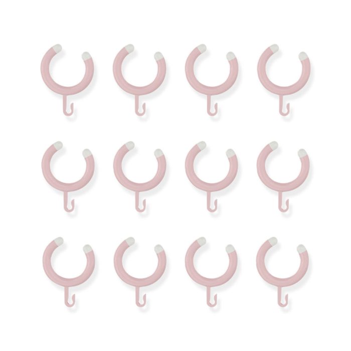 Barbie x Hewi Pink Shower Curtain Rings – Set of 12