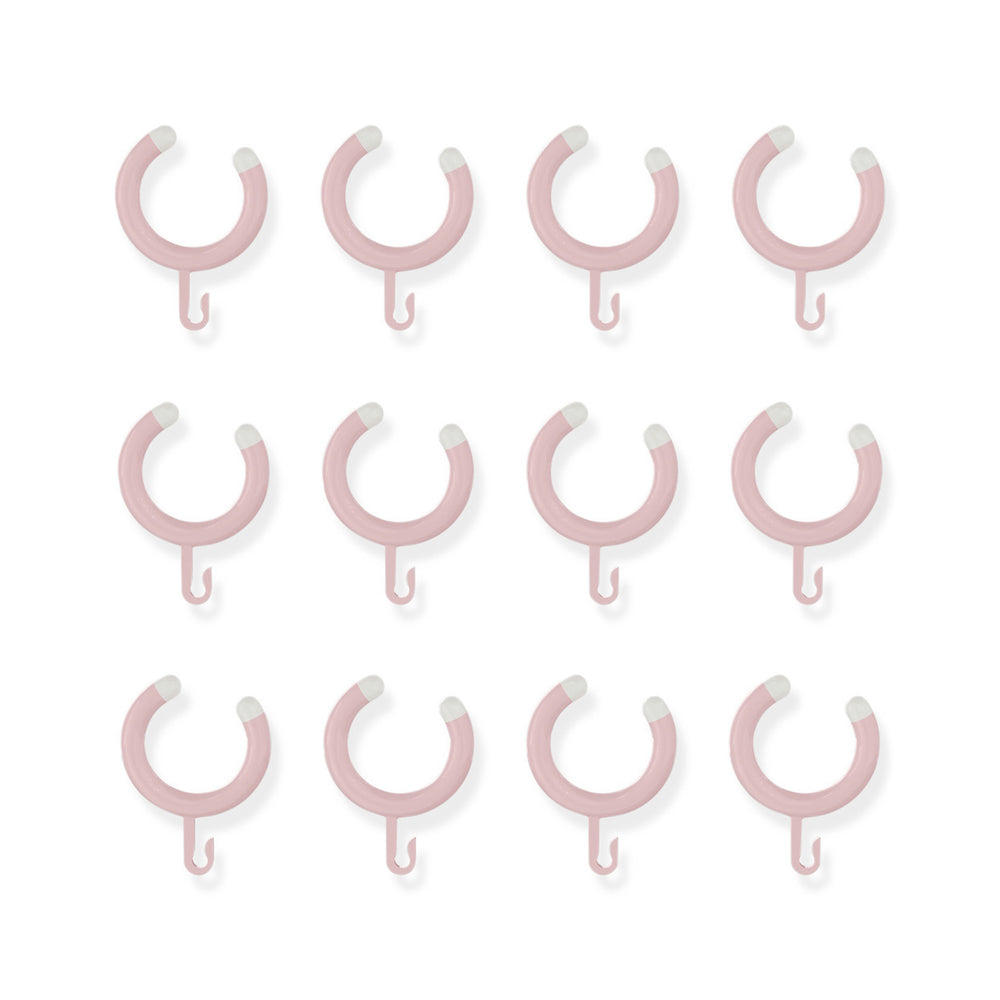 Barbie x Hewi Pink Shower Curtain Rings – Set of 12