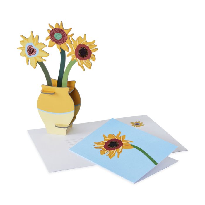 Vincent van Gogh Flowers Pop-Out Greeting Card