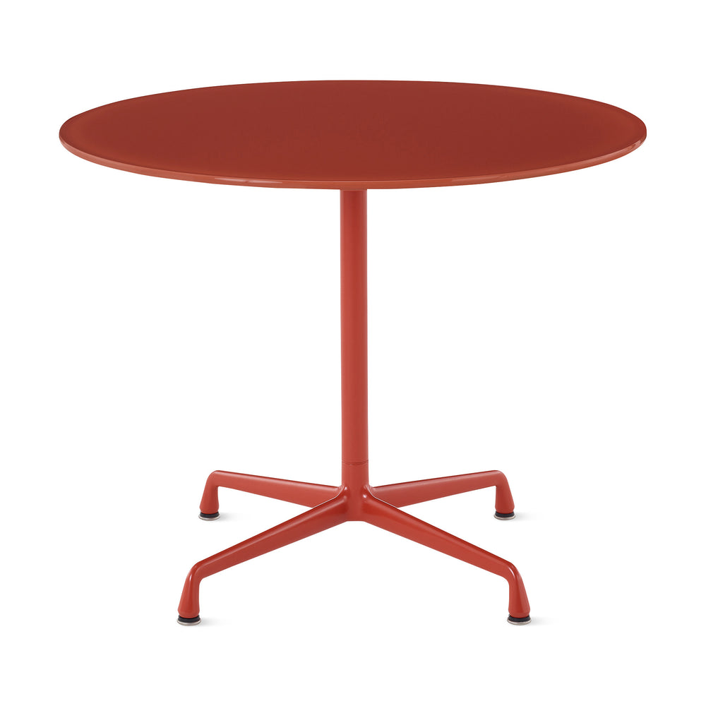 Herman Miller x HAY Eames Universal Base Round Table – Iron Red
