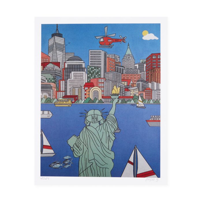 Liberty Harbor 8 x 10 Print