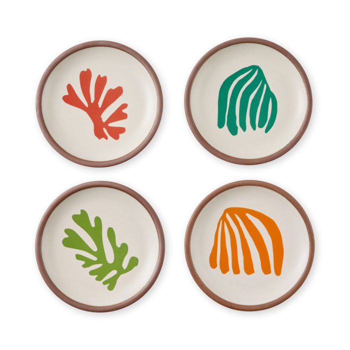 Henri Matisse La Perruche et la sirène Stoneware Cake Plates – Set of 4