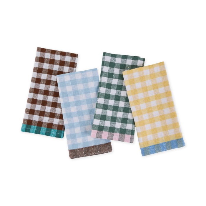 Cotton Gingham Napkins – Set of 4