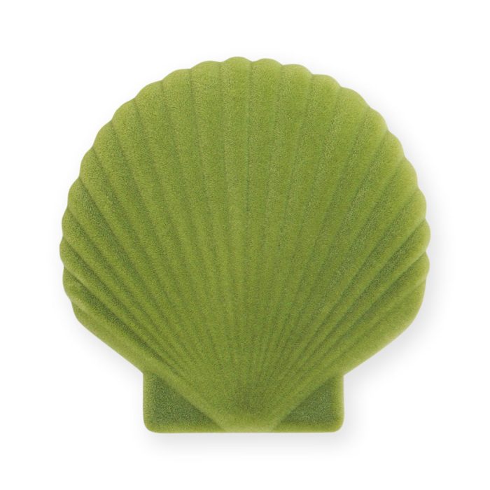 Venus Velvet Seashell Jewelry Box – Green