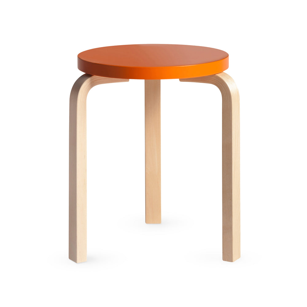Artek Aalto Stacking Stool 60 – Orange