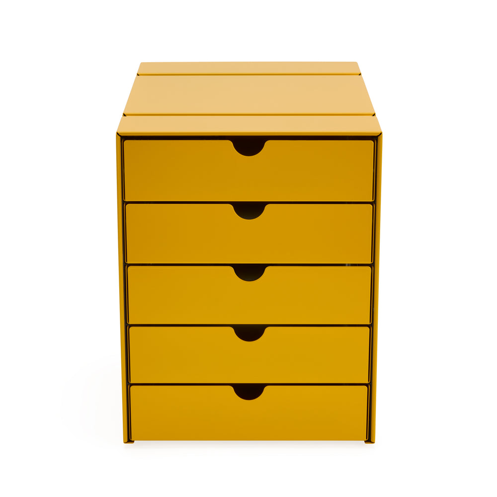 USM Haller 5-Drawer Set – Yellow
