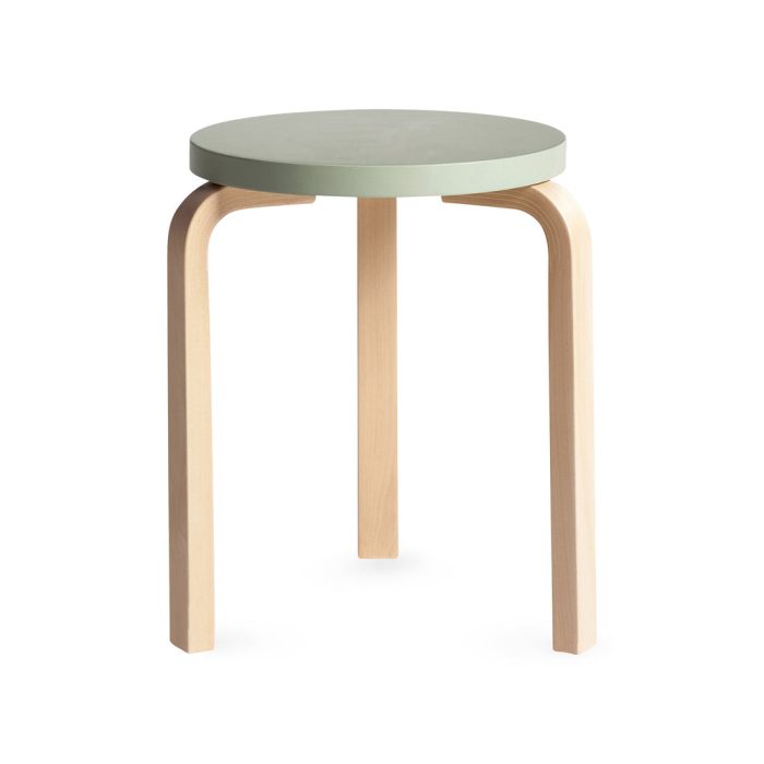 Artek Aalto Stacking Stool 60 – Green