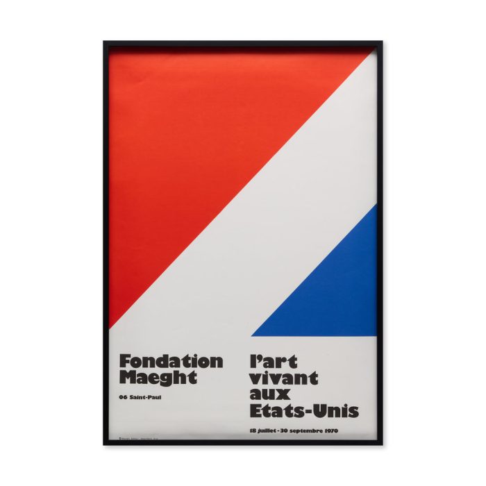 Ellsworth Kelly L’art vivant aux États-Unis Framed Poster
