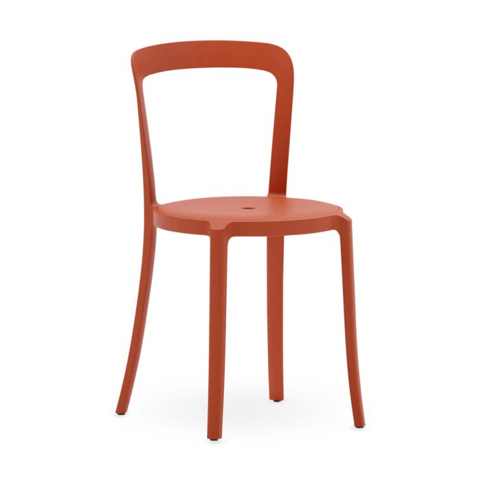 Emeco On & On Recycled Stackable Chair – Coral Orange