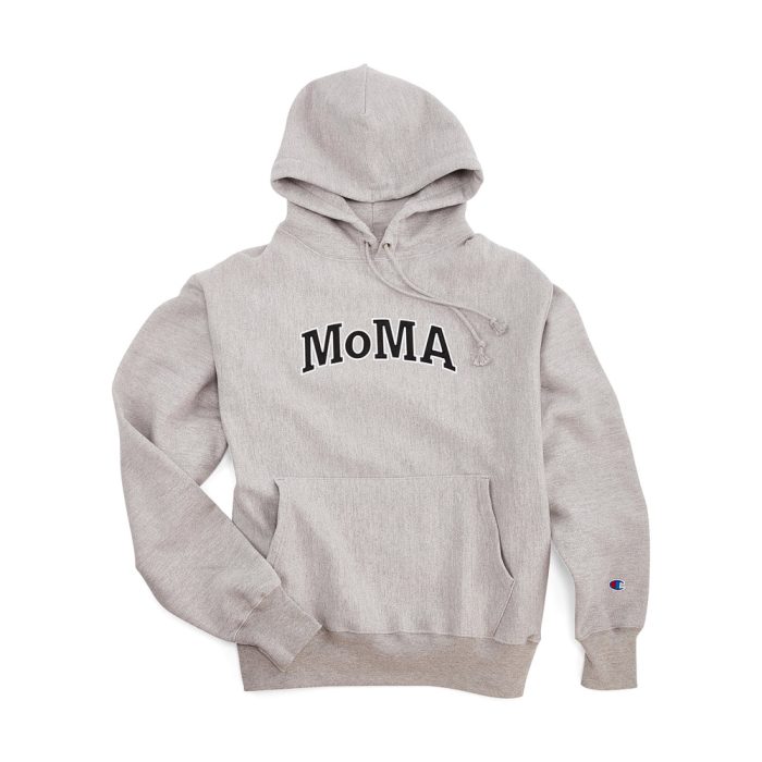 Champion Hoodie – MoMA Edition – Oxford Gray/ Black