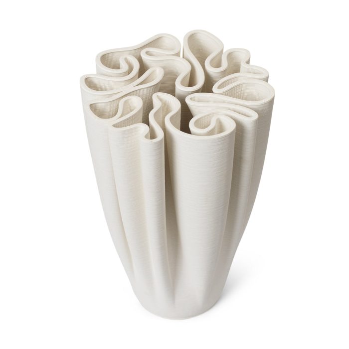 3D-Printed Ceramic Dedali Vase – Large