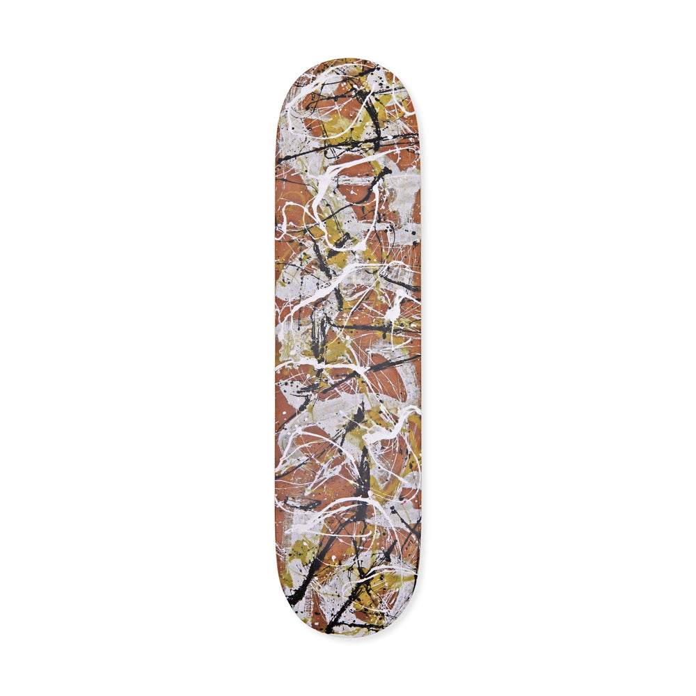 Jackson Pollock Skateboard from The Skateroom – Number 7