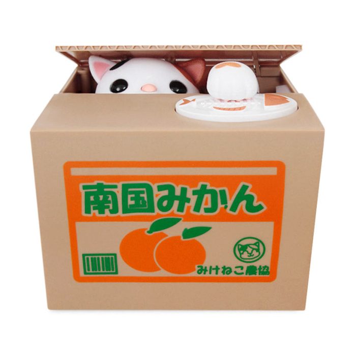 Cat in Coin Bank