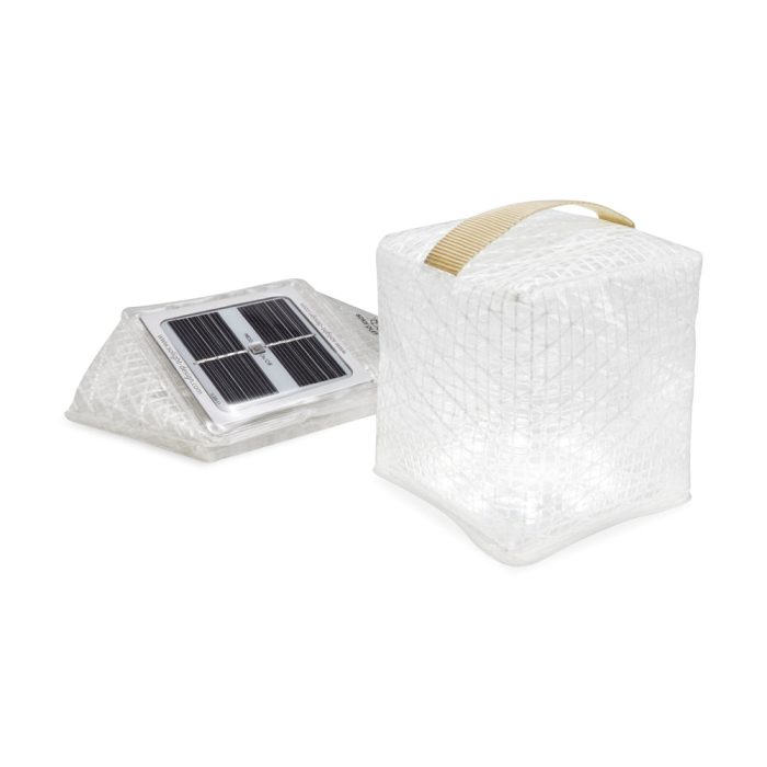 SolarPuff Outdoor Lamp – White