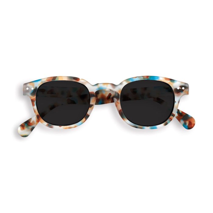 IZIPIZI Rounded-Edge Square Sunglasses #C – Black