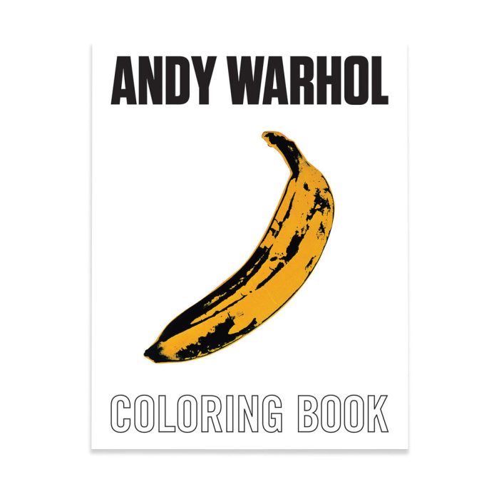 Andy Warhol Coloring Book – Paperback