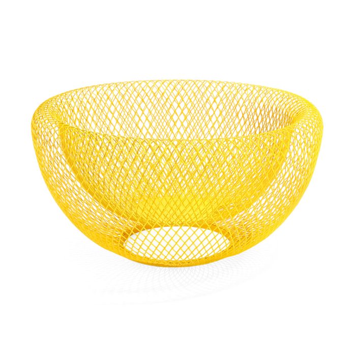 Wire Mesh Bowls – Yellow