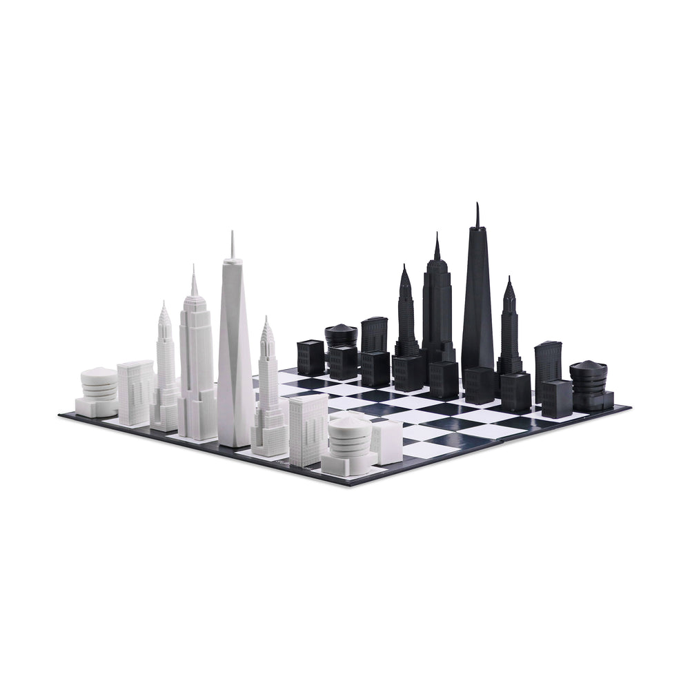 NYC Skyline Chess Set