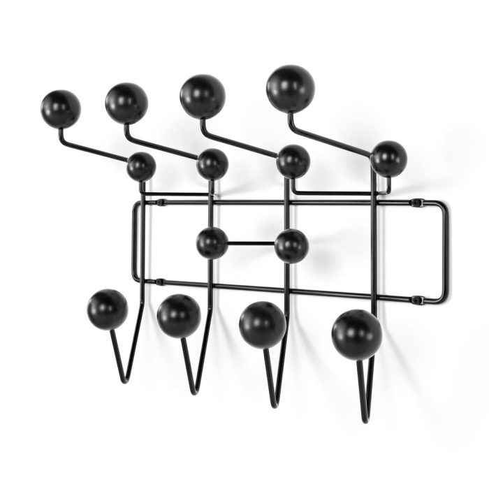 Eames Hang-It-All Coat Rack from Herman Miller – Black/ Black
