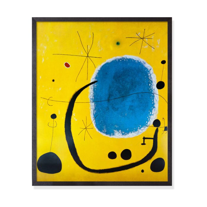 Miró: L’Oro dell’Azzurro Framed Print