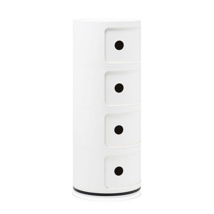 Kartell Componibili 4 Tier Storage – White