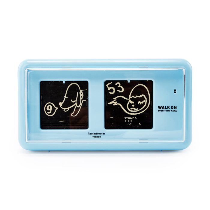 Yoshitomo Nara Walk On Flip Clock – Blue