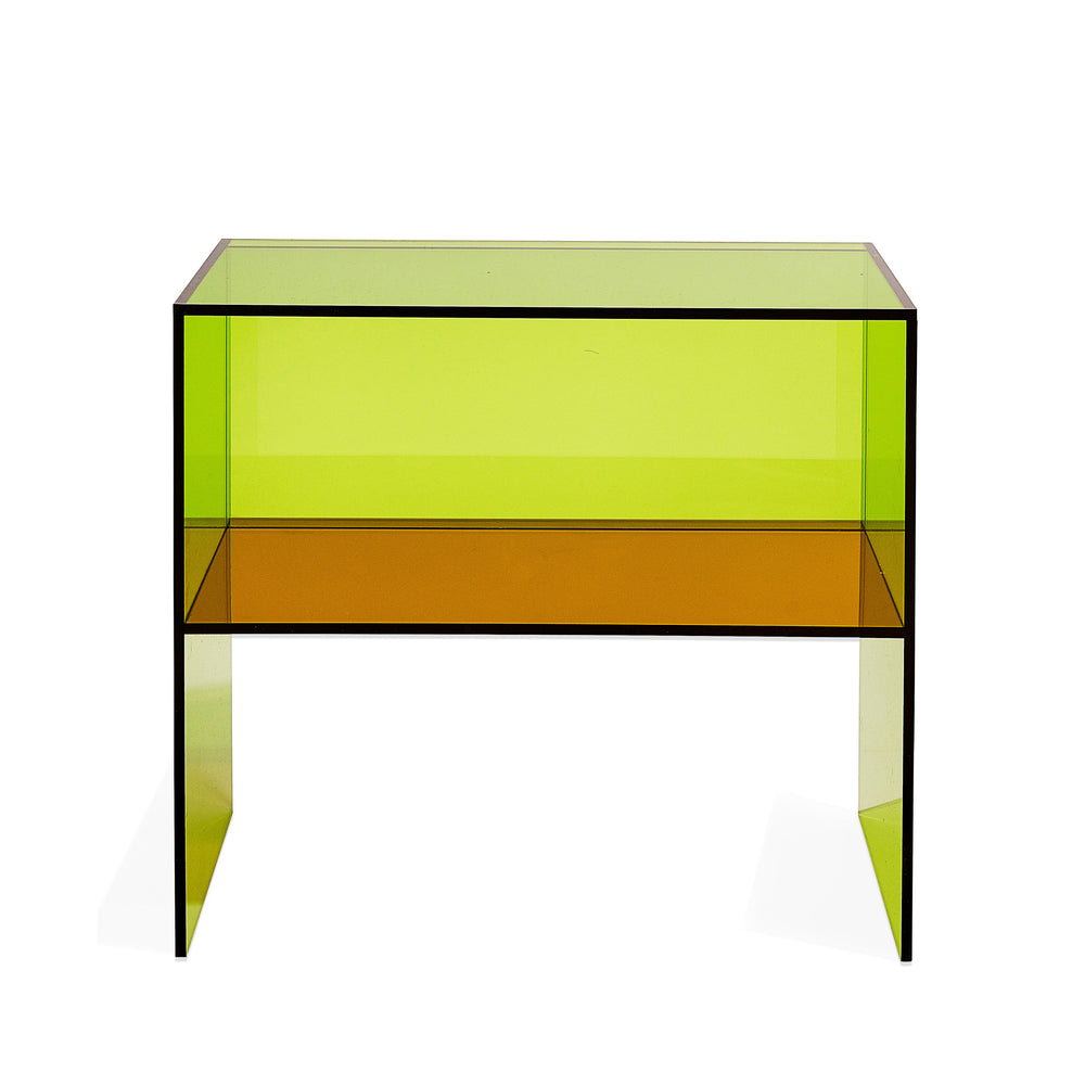 Two-Way Side Table – Green/ Orange