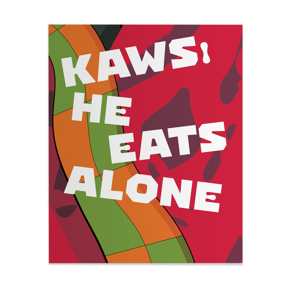 KAWS! He Eats Alone – Hardcover