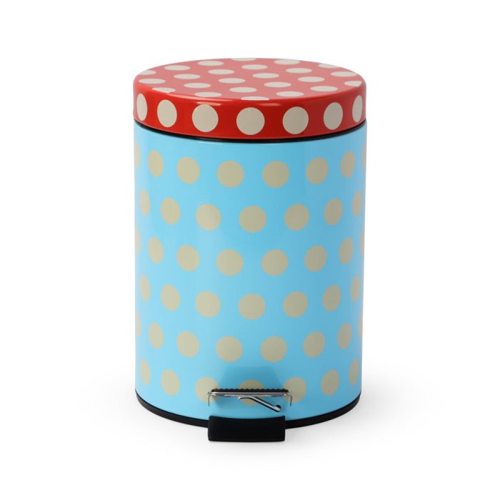Dusen Dusen Pedal Bathroom Waste Bin – Dots
