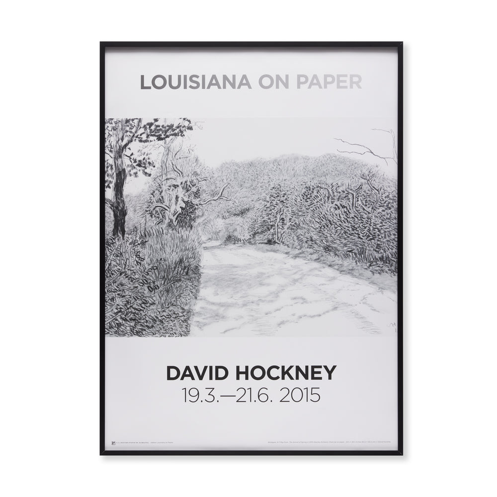 David Hockney Louisiana Museum 2015 – Woldgate Framed Poster