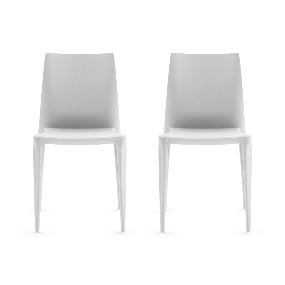 Mario Bellini Stacking Chair from Heller – Set of 2 – Light Gray