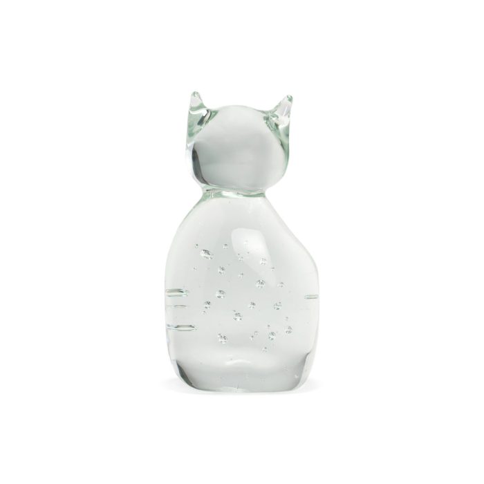 Glass Cat Object – Clear