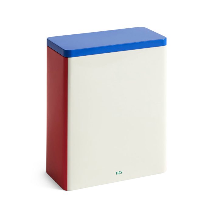 HAY Tin Container – White/ Blue/ Red