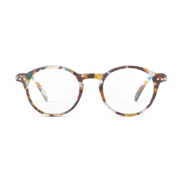 IZIPIZI Round Reading Glasses #D – Blue Tortoise