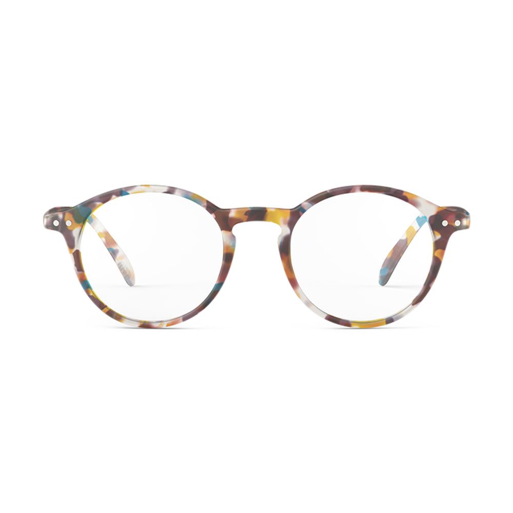 IZIPIZI Round Reading Glasses #D – Blue Tortoise