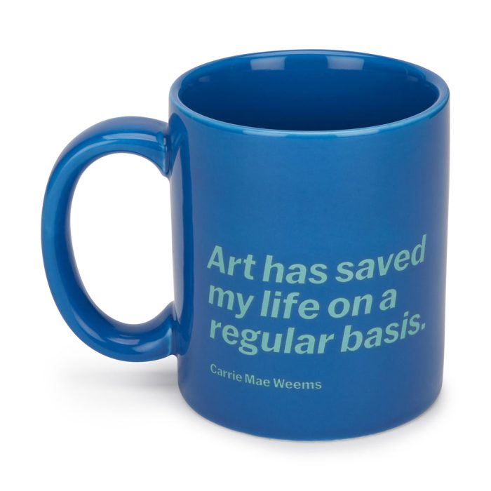 Artist Quote Ceramic Mug – Blue