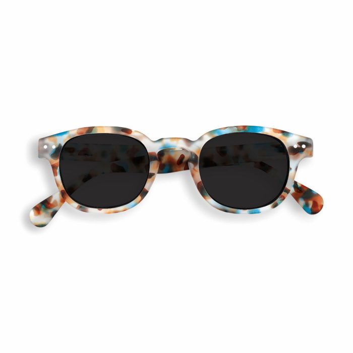 IZIPIZI Rounded-Edge Square Sunglasses #C – Blue Tortoise