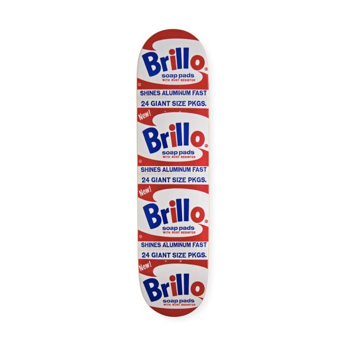 Andy Warhol Brillo Boxes Skateboard from The Skateroom