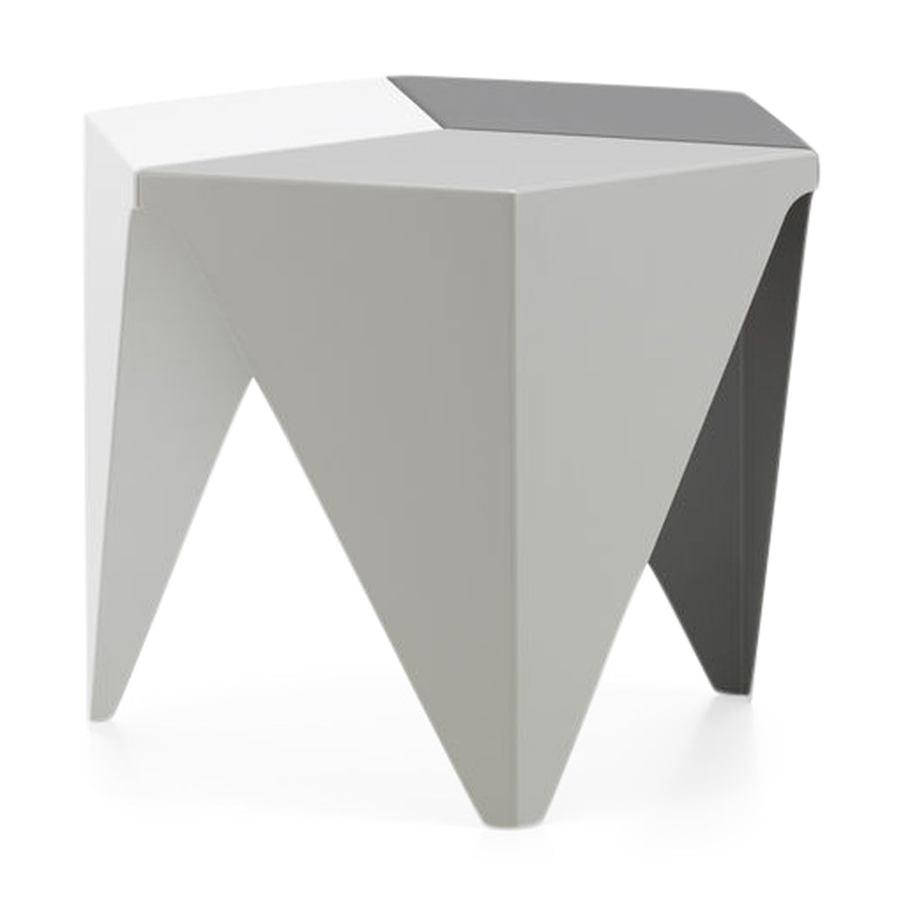 Isamu Noguchi Prismatic Side Table – Light Gray