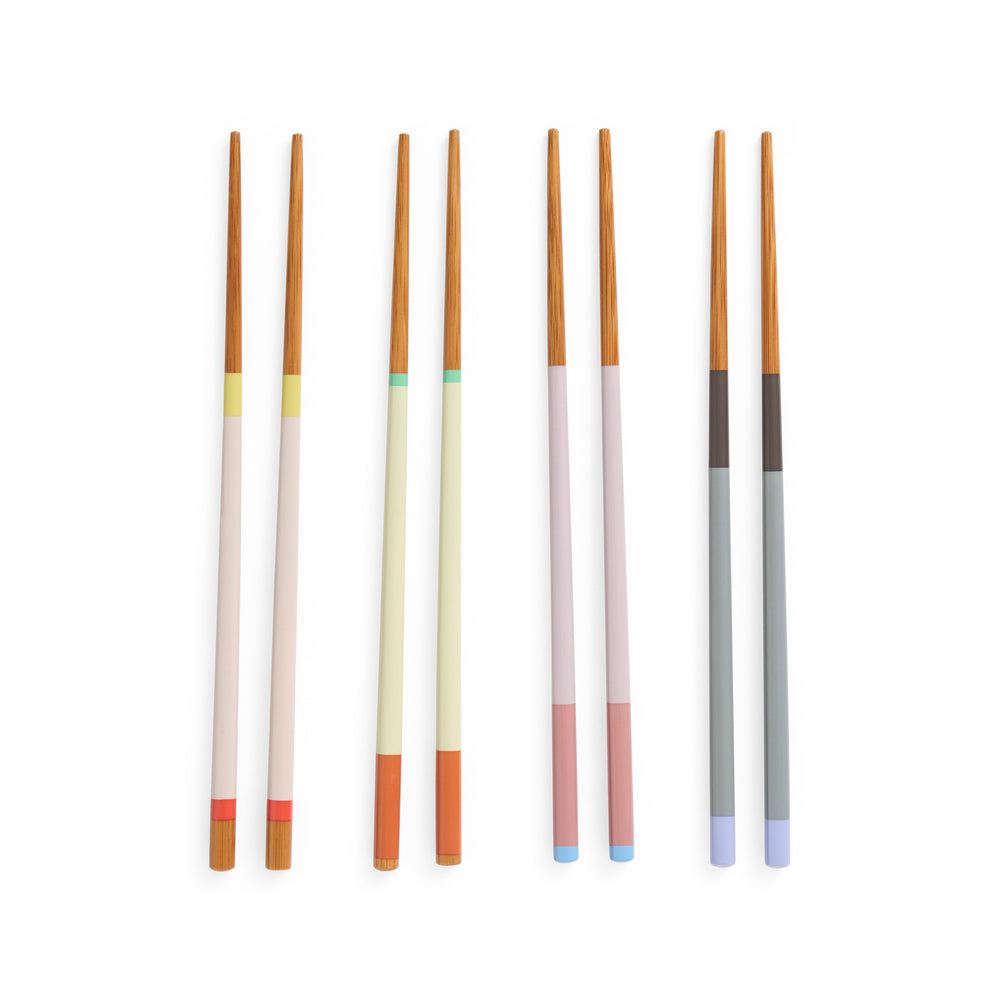 HAY Color Sticks Chopsticks – Set of 4 – Pastel