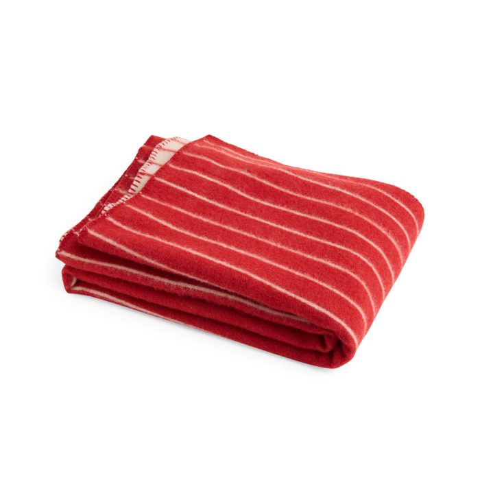 HAY Outdoor Market by Jasper Morrison Shop Reversible Wool Throw – Beige/ Red