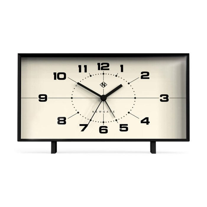 Wideboy Alarm Clock – Black/White