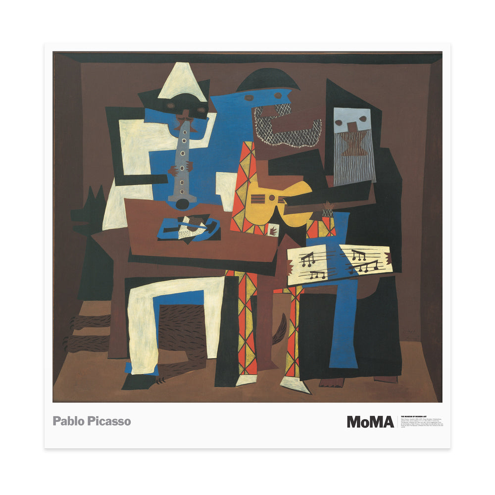 Poster Picasso: Three Musicians