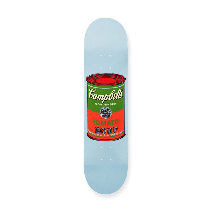 Andy Warhol: Skateboard Colored Campbell’s Soup Cans – Red