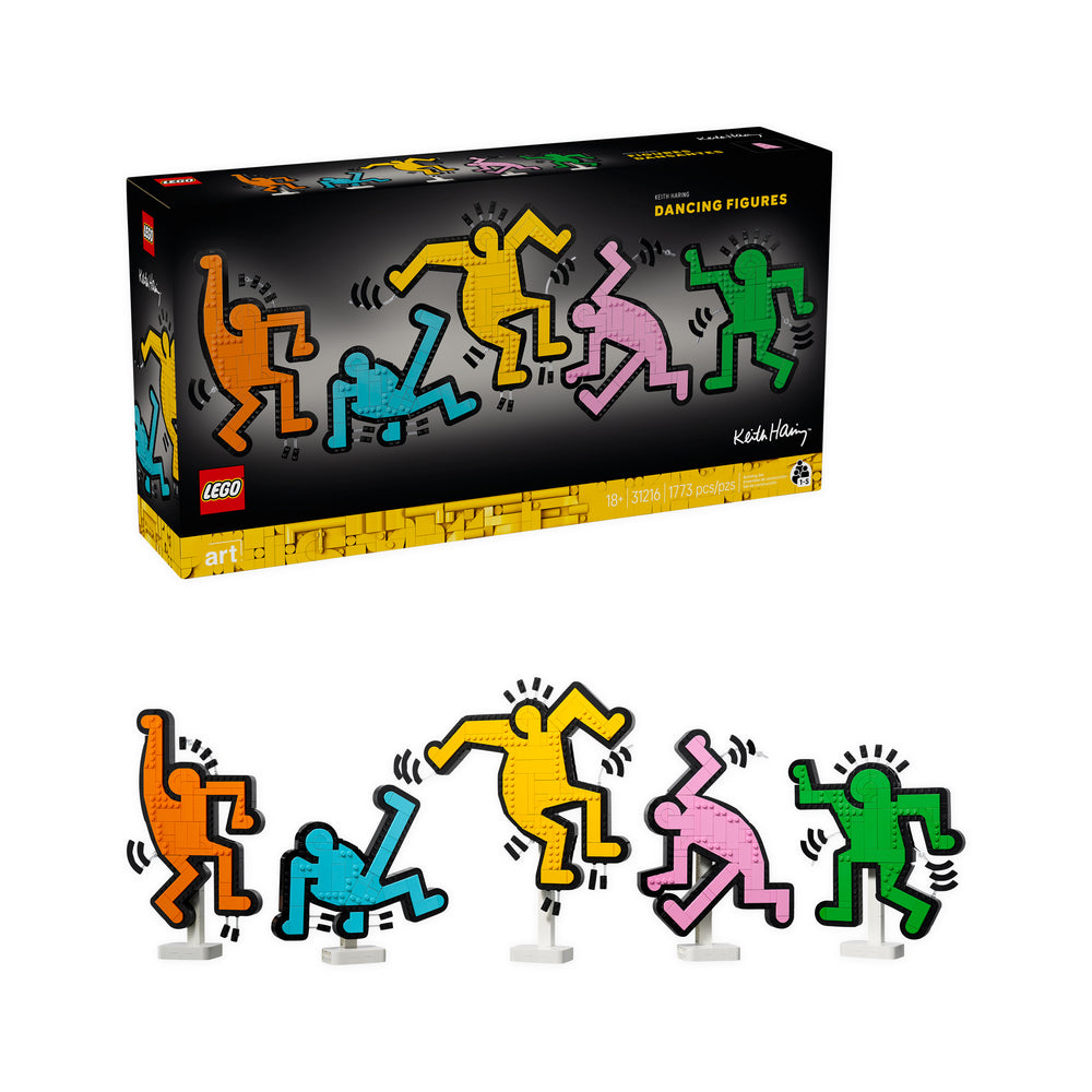 Keith Haring Dancing Figures LEGO Set – 1,773 Pieces