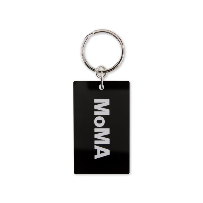 MoMA Acrylic Address Keyring – Black