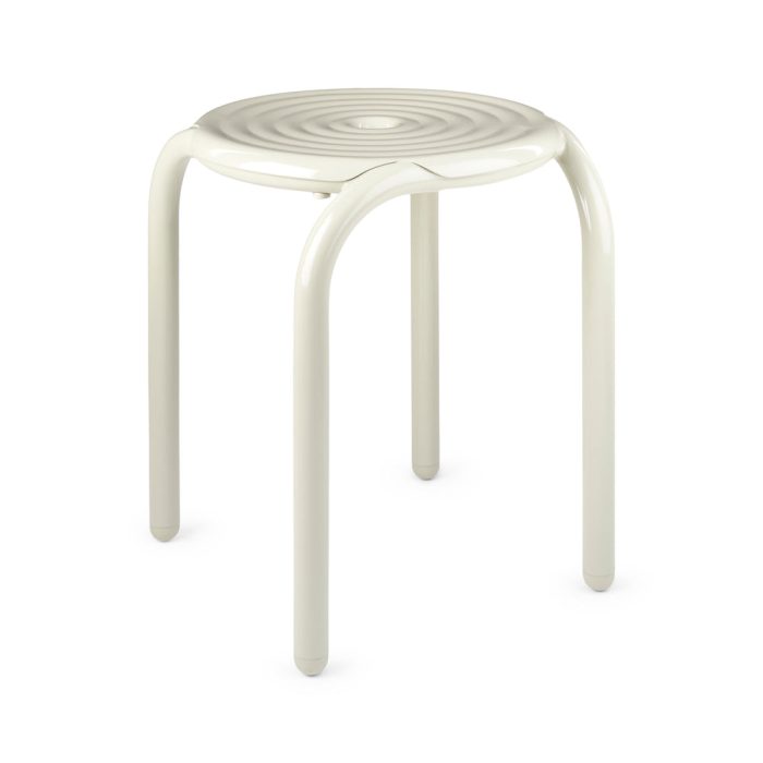 Tom Dixon Groove Stacking Outdoor Stacking Stool – Putty