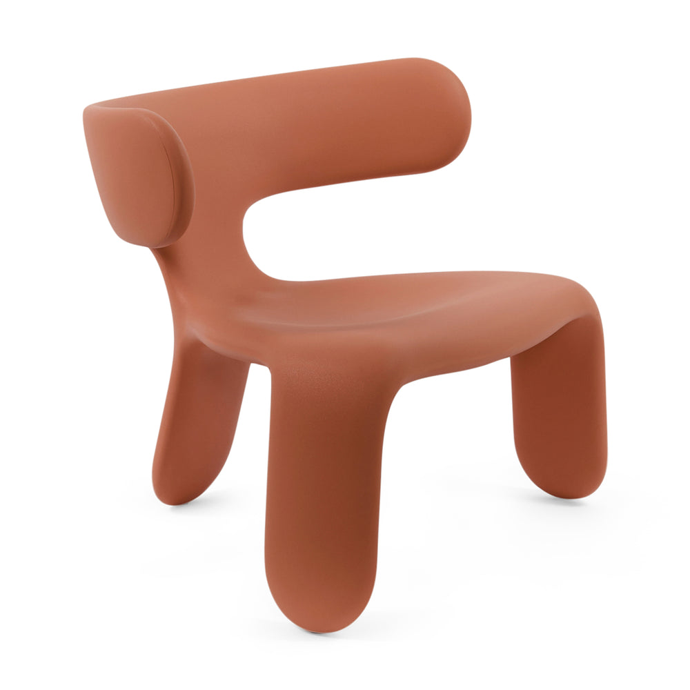 Limbo Lounge Chair in Recycled Material – Terracotta