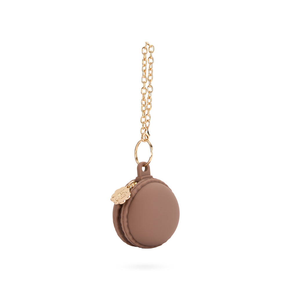 Macaron Pouch Bag Charm – Chocolate