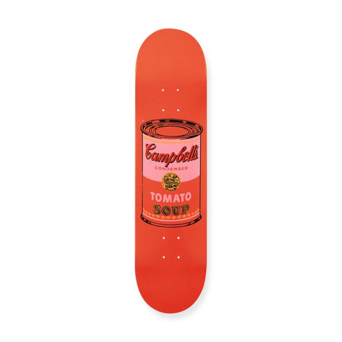 Andy Warhol: Skateboard Colored Campbell’s Soup Cans – Peach